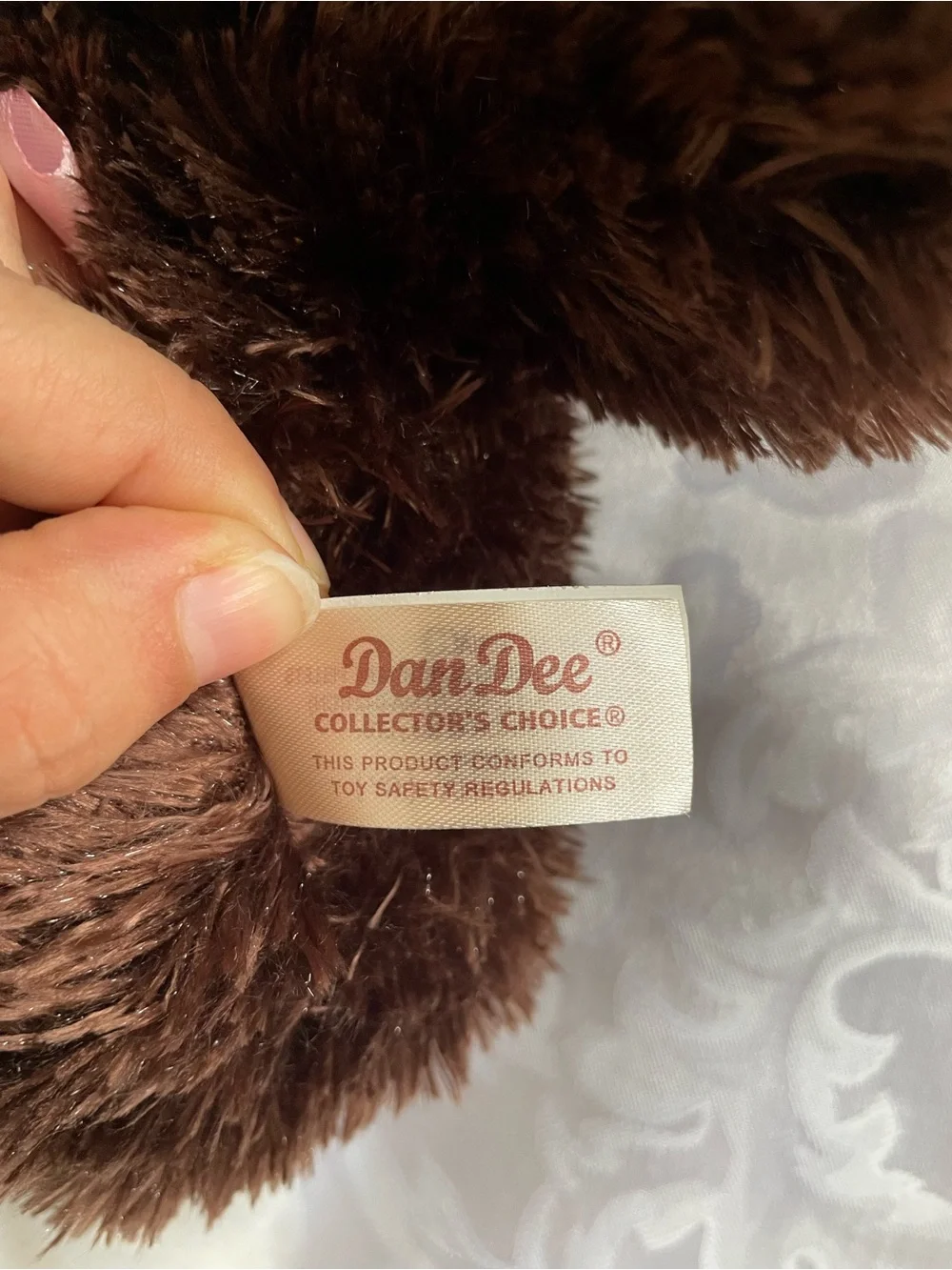 Dan Dee Collector’s Choice Chocolate Scented Teddy Bear 13”